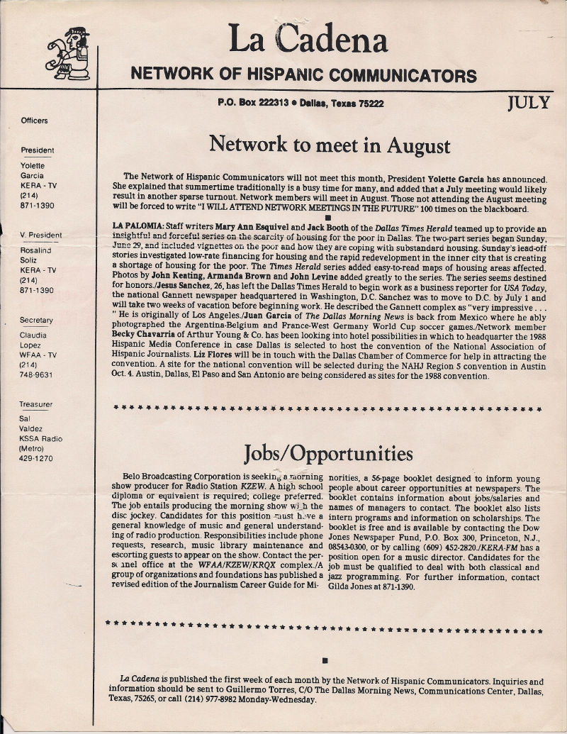 July 1986